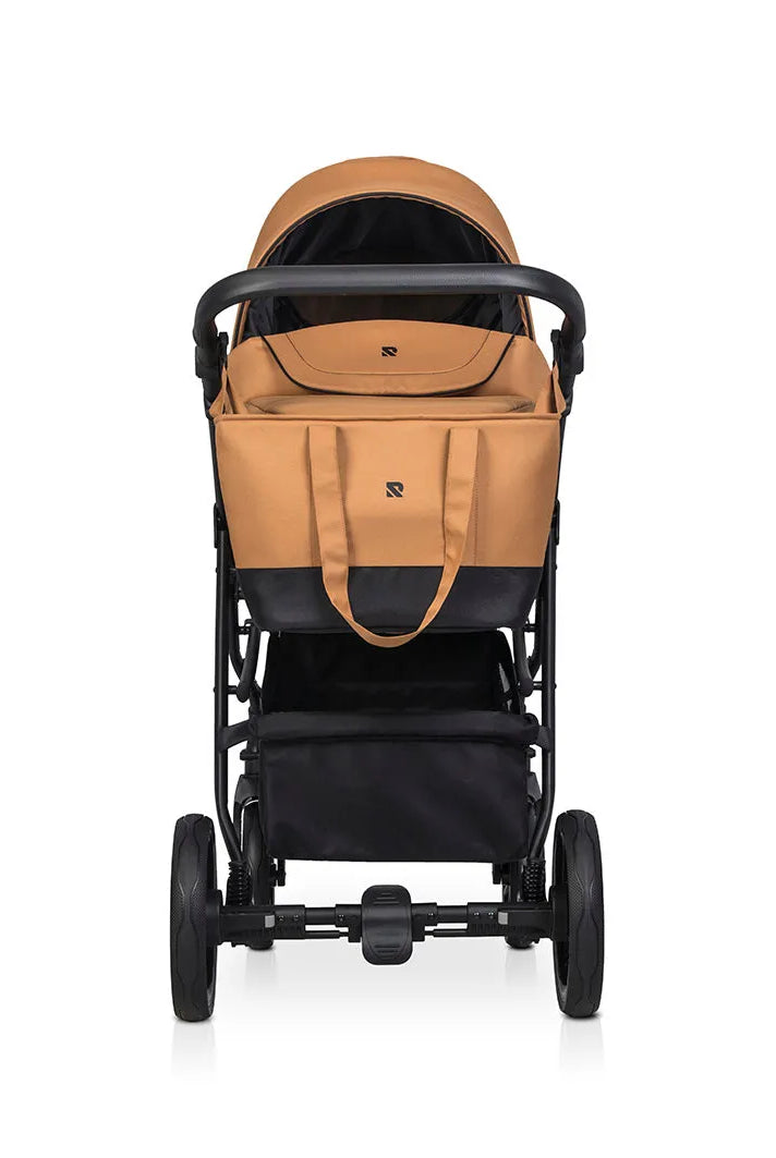 Cochecito 3 en 1 RIKO BASIC color Camel Bolsa Shopping
