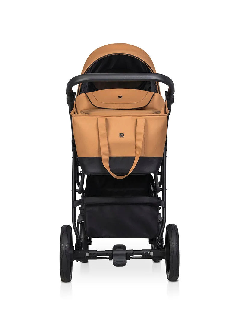 Cochecito 3 en 1 RIKO BASIC color Camel Bolsa Shopping