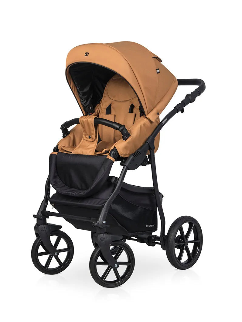 Cochecito 3 en 1 RIKO BASIC color Camel Frontal