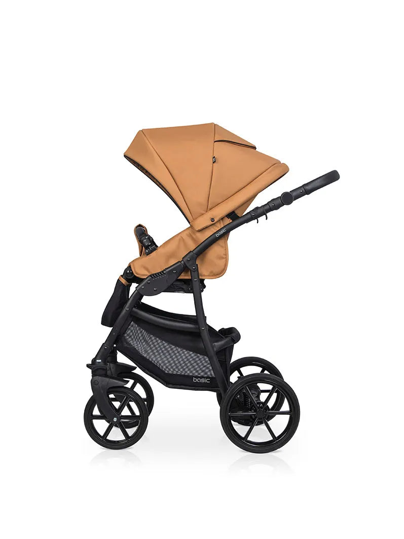 Cochecito 3 en 1 RIKO BASIC color Camel lateral derecho