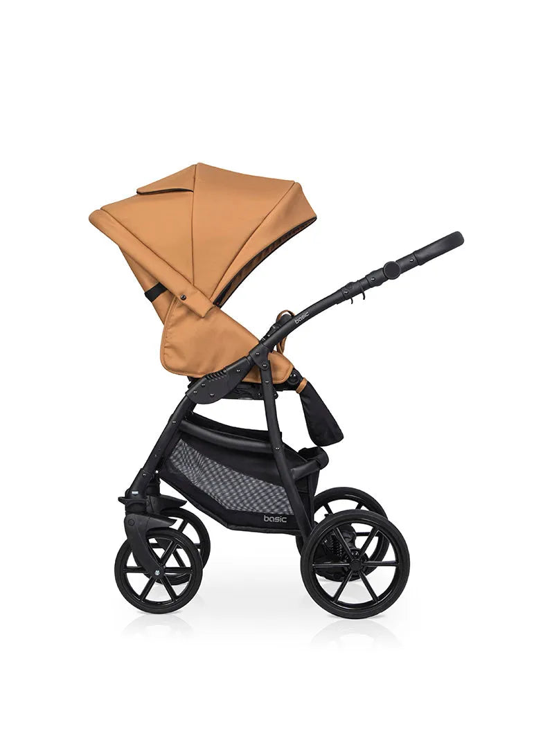 Cochecito 3 en 1 RIKO BASIC color Camel lateral izquierdo