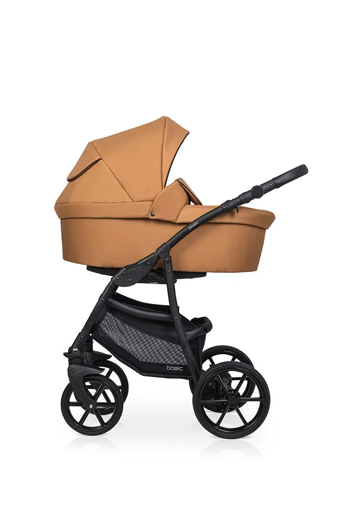 Cochecito 3 en 1 RIKO BASIC color Camel silla coche