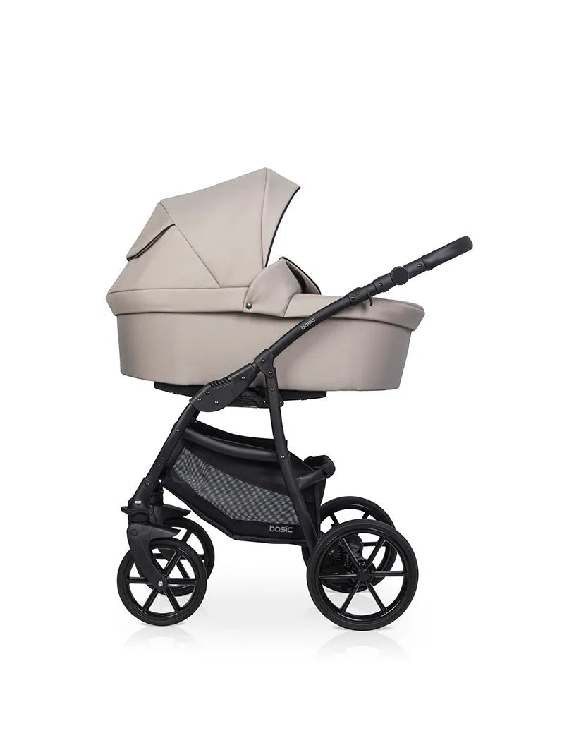 Cochecito 3 en 1 RIKO BASIC color Cappuccino capazo