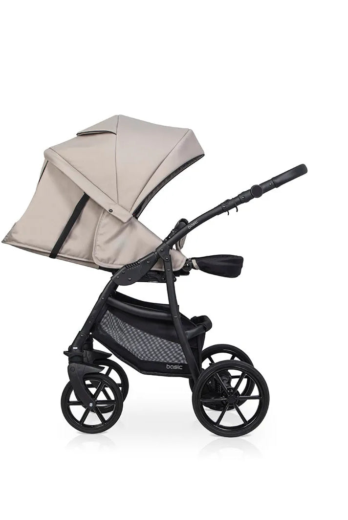 Cochecito 3 en 1 RIKO BASIC color Cappuccino silla de coche