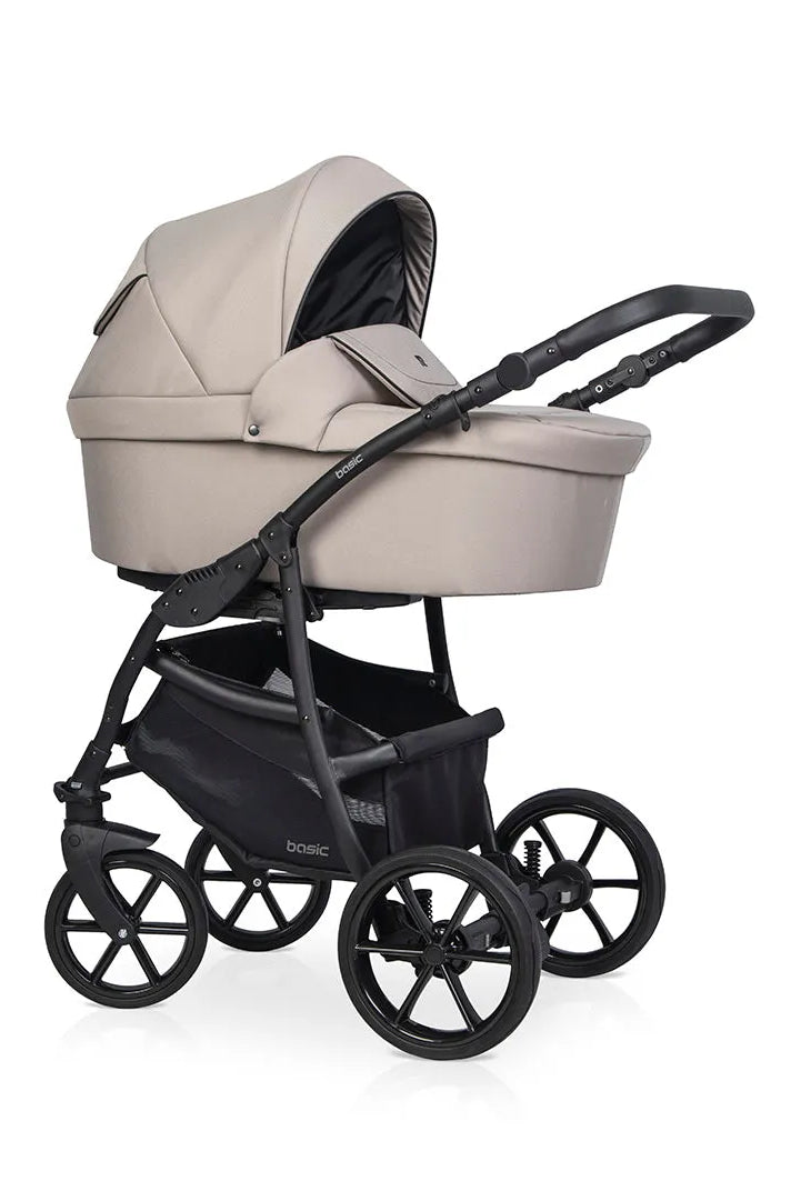 Cochecito 3 en 1 RIKO BASIC color Cappuccino