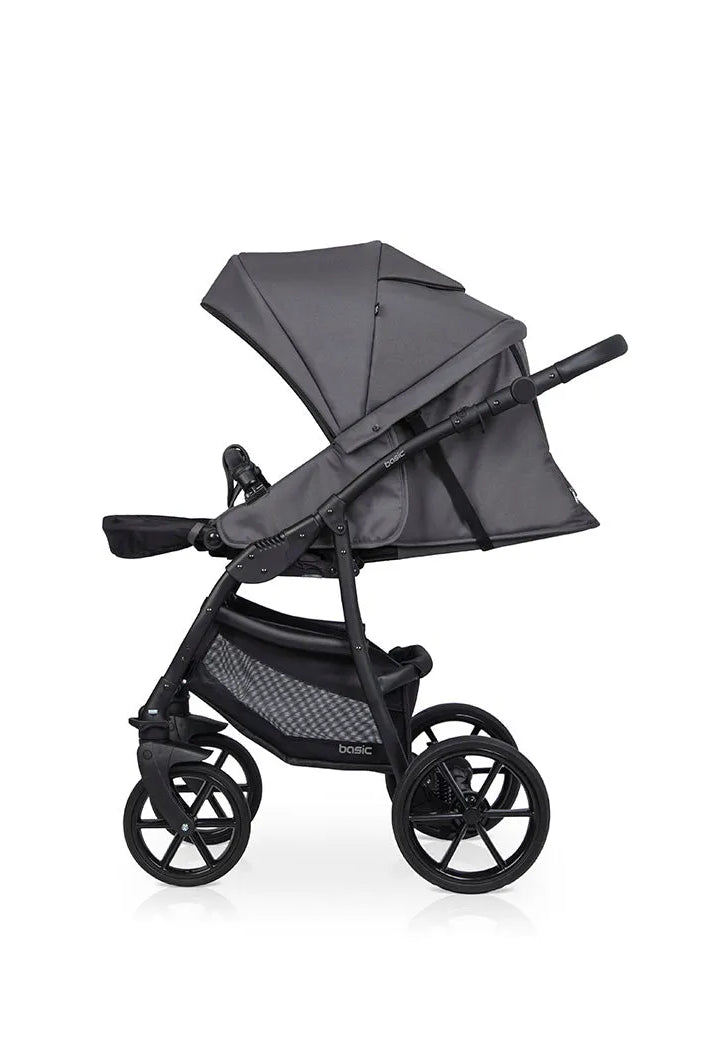 Cochecito 3 en 1 RIKO BASIC color Negro capazo