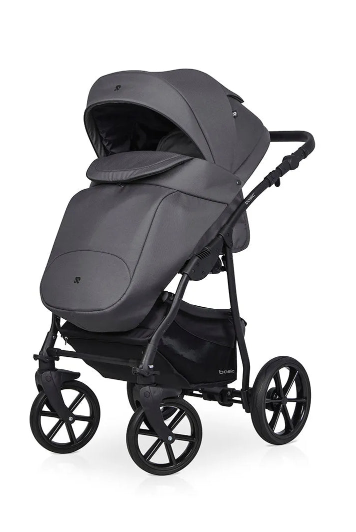 Cochecito 3 en 1 RIKO BASIC color Negro proteccion