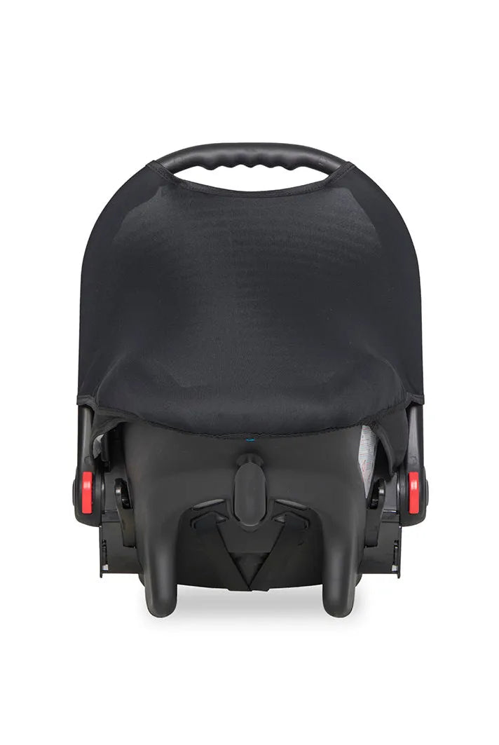 Cochecito 3 en 1 RIKO BASIC color Negro silla de paso vista trasera