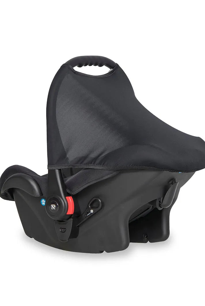 Cochecito 3 en 1 RIKO BASIC color Negro silla e paseo vista lateral derecha