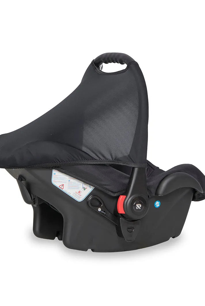 Cochecito 3 en 1 RIKO BASIC color Negro silla de paseo vista lateral izquierdo