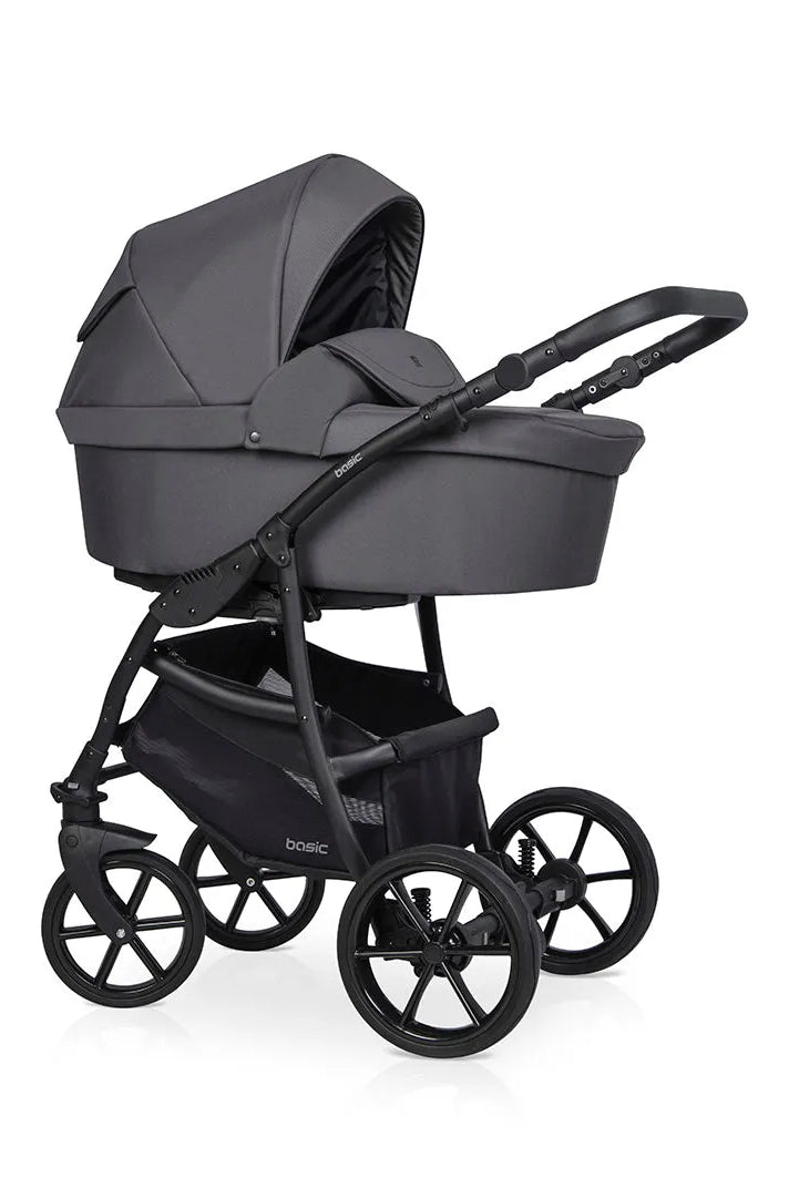Cochecito 3 en 1 RIKO BASIC color Negro