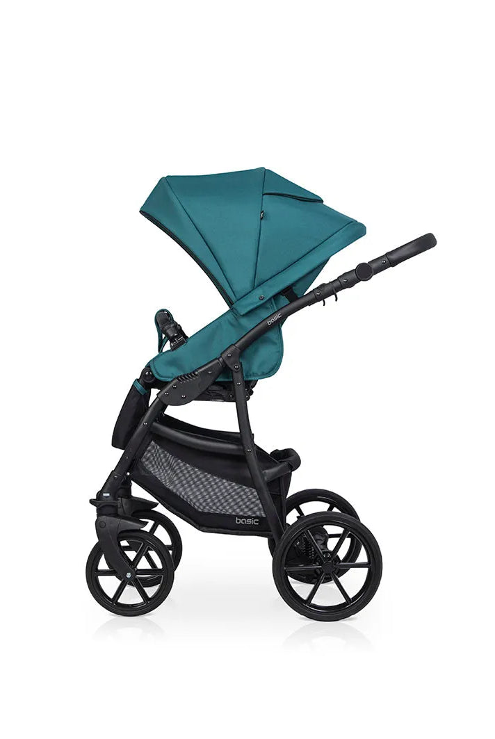 Cochecito 3 en 1 RIKO BASIC color Verde Plegado