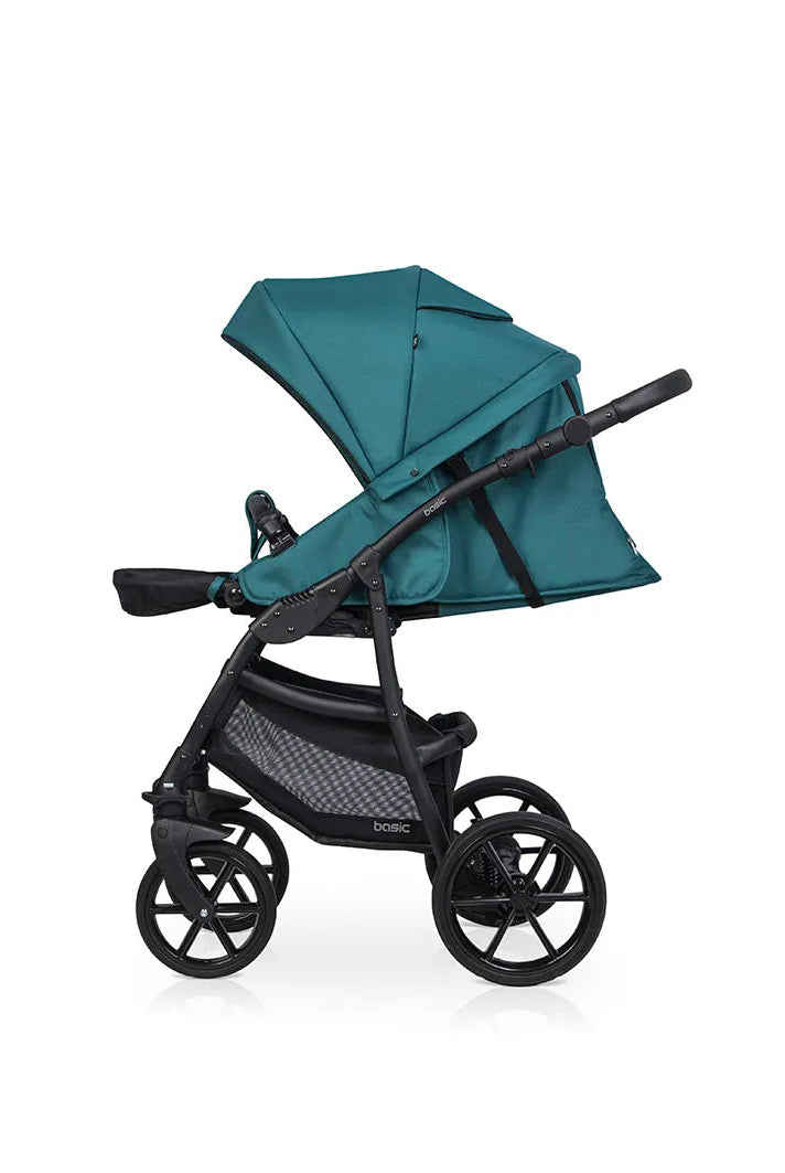 Cochecito 3 en 1 RIKO BASIC color Verde silla de paseo