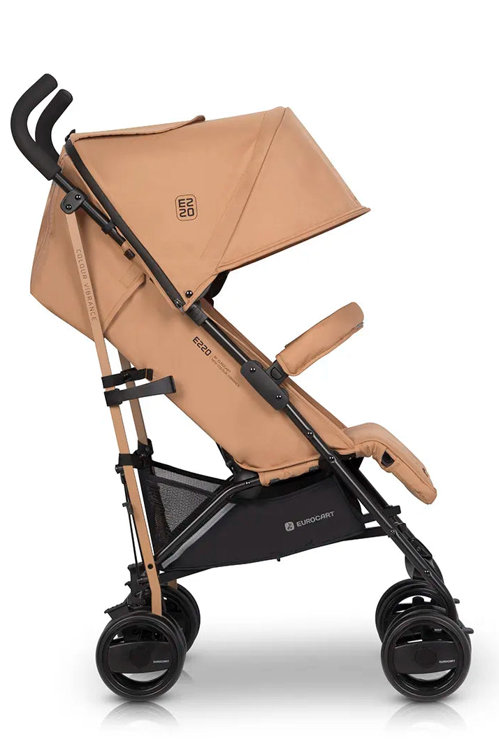 Carrito EZZO Euro Cart Camel capota abierta con ventilación trasera