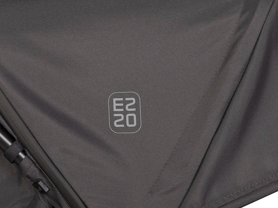 Detalle tapicería verde silla de paseo EZZO Euro Cart Iron