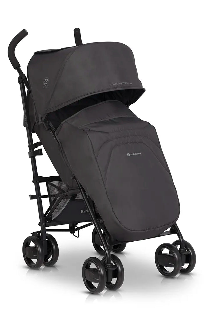 Carrito de bebé EZZO Euro Cart Jungle vista lateral color Iron