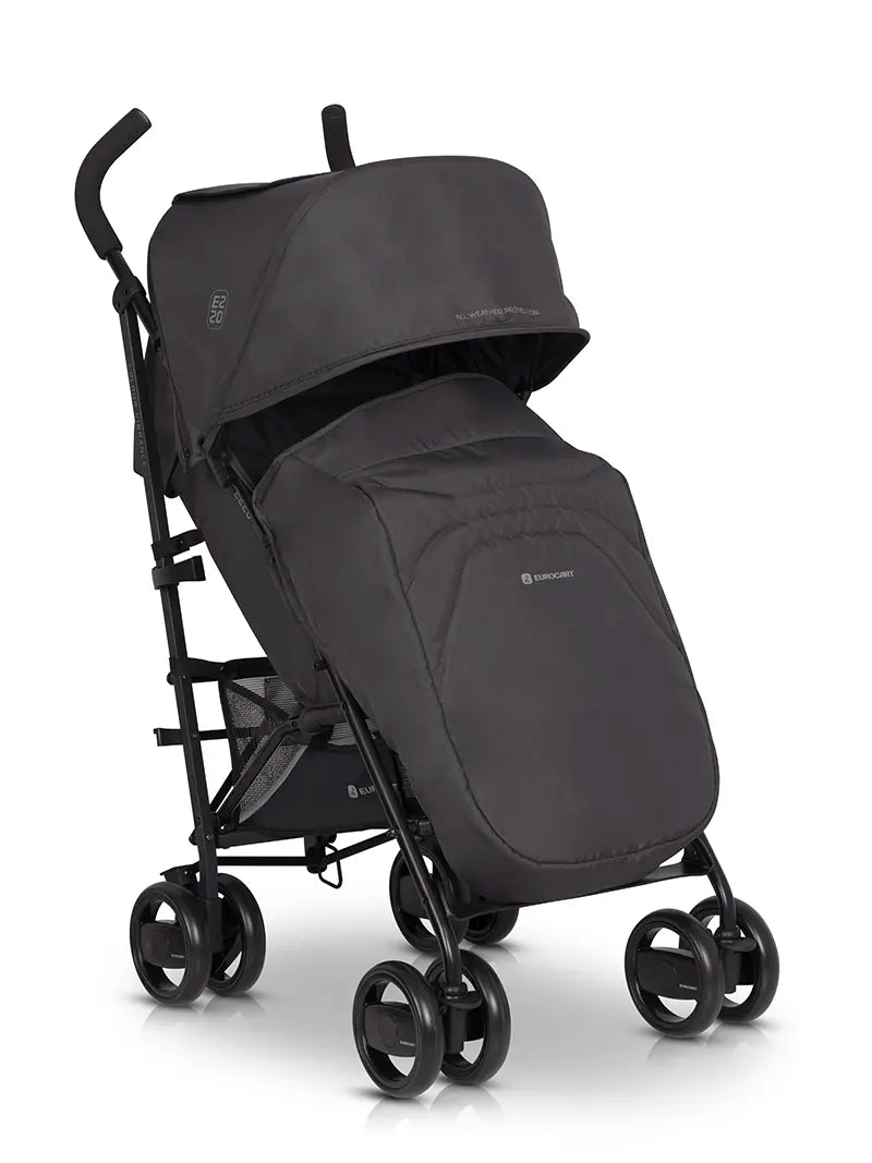 Carrito de bebé EZZO Euro Cart Jungle vista lateral color Iron