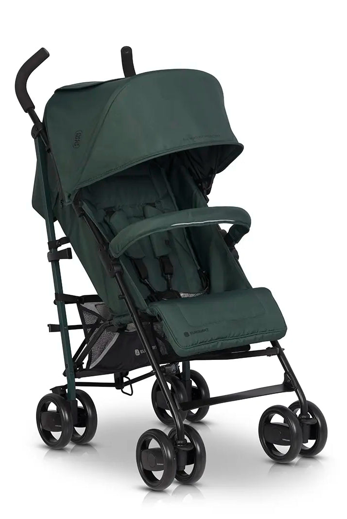 Silla de paseo EZZO Euro Cart Jungle vista frontal carrito verde