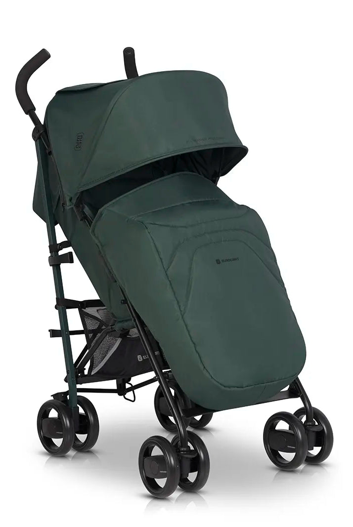 Carrito de bebé EZZO Euro Cart Jungle vista lateral color verde