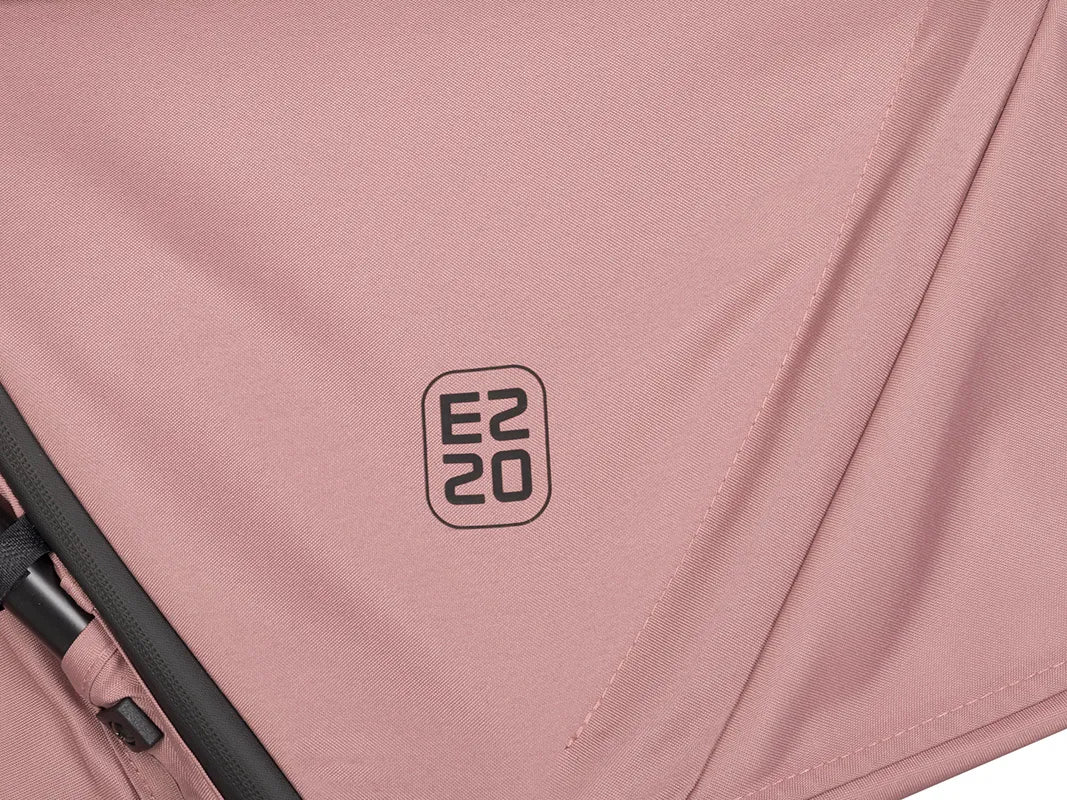 Detalle tapicería verde silla de paseo EZZO Euro Cart Rose