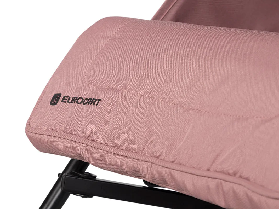 Vista lateral silla de paseo EZZO Euro Cart Rose plegada