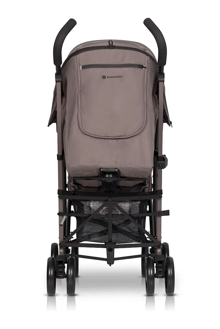 Silla de paseo EZZO Euro Cart Taupe plegado compacto paraguas