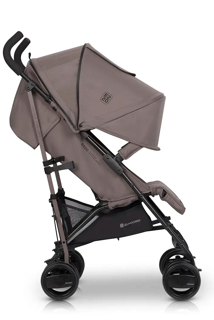 Silla de paseo EZZO Euro Cart Taupe respaldo reclinado