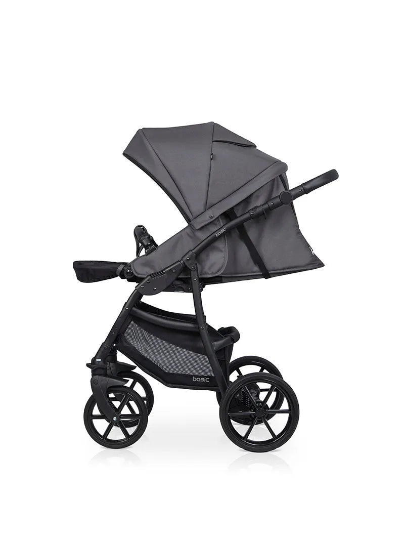 Cochecito 3 en 1 RIKO BASIC color Negro capazo