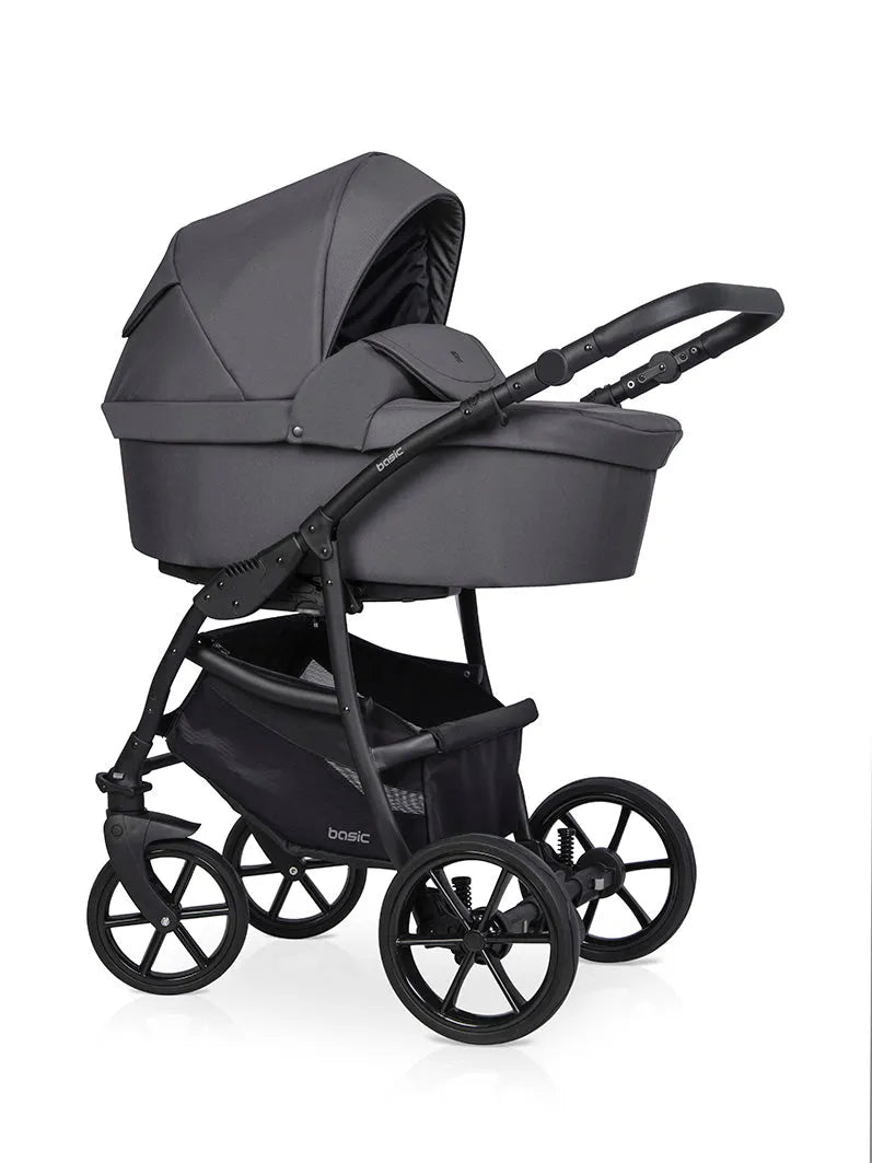 Cochecito 3 en 1 RIKO BASIC color Negro