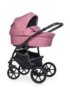 Cochecito 3 en 1 RIKO BASIC color rosado