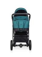 Cochecito 3 en 1 RIKO BASIC color Verde Bolsa Shopping