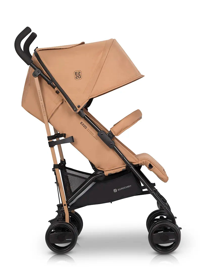 Carrito EZZO Euro Cart Camel capota abierta con ventilación trasera