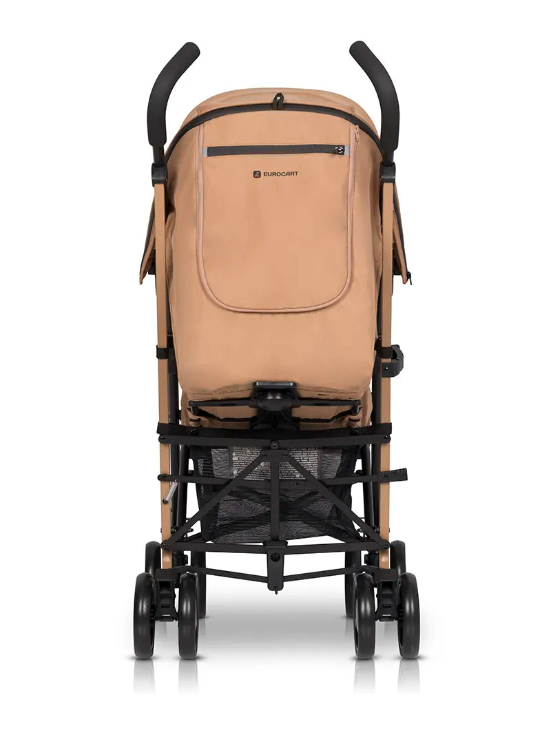 Silla de paseo plegada EZZO Euro Cart Camel compacta y ligera