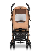 Detalle ruedas amortiguadas EZZO Euro Cart Camel carrito de paseo