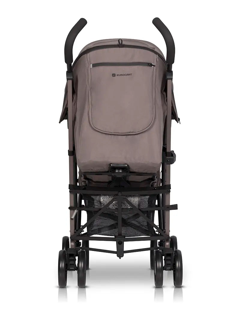Silla de paseo EZZO Euro Cart Taupe plegado compacto paraguas