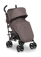 Carrito de bebé EZZO Euro Cart Taupe vista lateral color marron