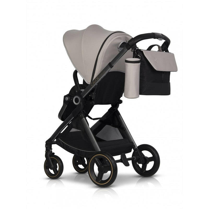 Silla de paseo Osis 2.0 color beige plegada